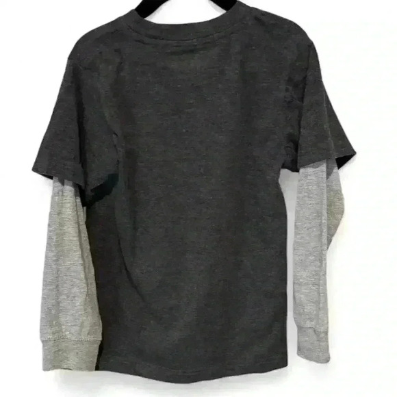 ECKO- Boys' Graphic Long Sleeve Layered-Look Tee Black Size 5 - Picture 2 of 6